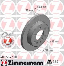 2x Bremsscheibe COAT Z ZIMMERMANN 400.5547.20 f&uuml;r MERCEDES SPRINTER B907 B910