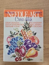 McCall’s Cross Stitch Train Floral Crossstitch Instruction Booklet Needle Craft