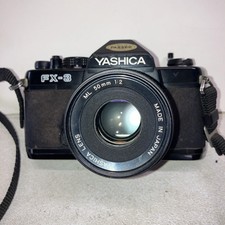 YASHICA FX-3 35mm Camera YASHICA Lens ML 50mm 1:2 With Strap