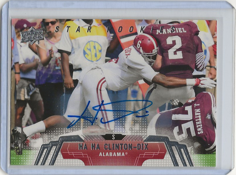 Ha Ha Clinton-Dix Upper Deck #242 Autograph