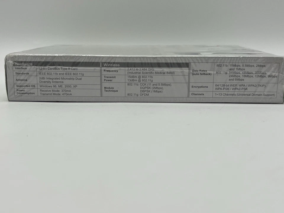 TRENDnet 54Mbps Wireless G PC Card TEW-421PC Brand New - Image 3 of 3