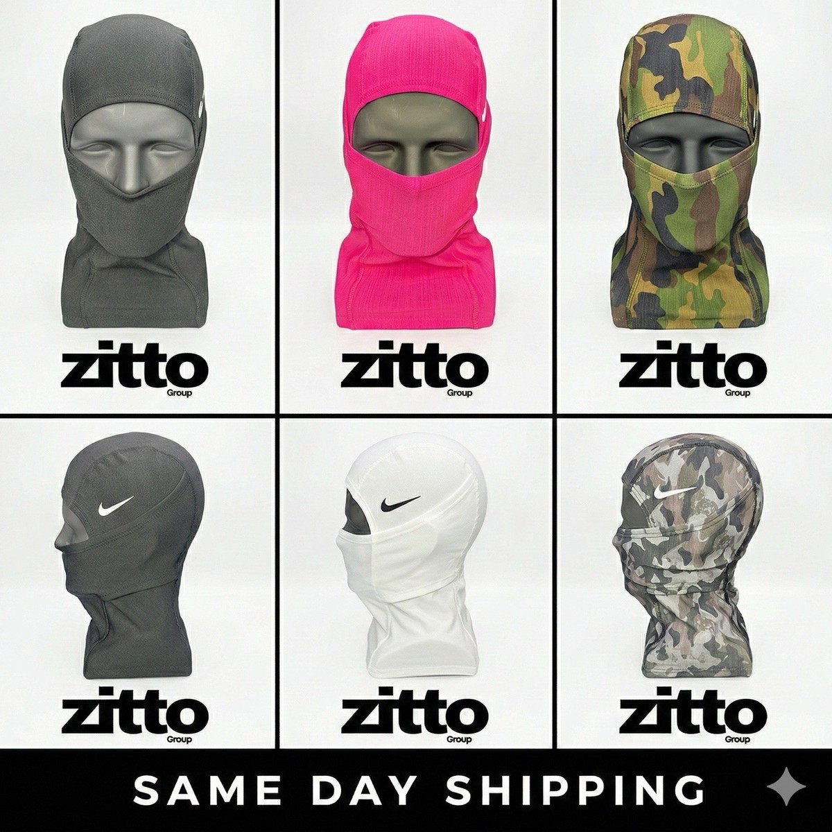 Nike Pro Therma-Fit Hyperwarm Hood Ski Masks Many Variations | eBay