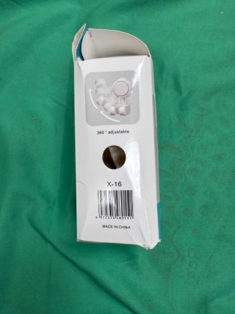 Multi-Function Suction Hook 360° Adjustable Wall Mount Shower Head Holder White image 7
