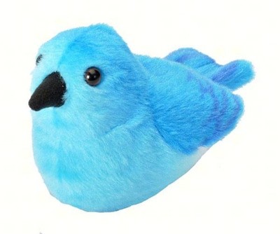 Mountain Bluebird Bird Wild Republic Plush Realistic Sound Birdcall