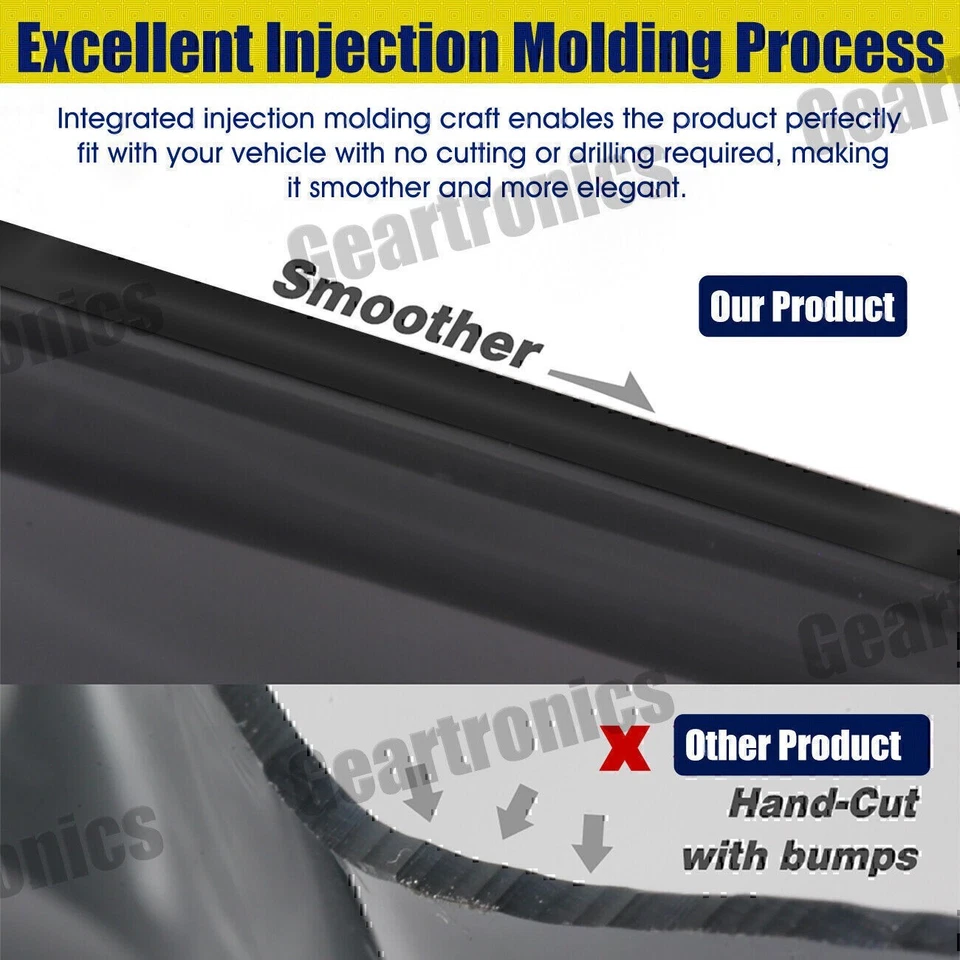 Para Toyota Camry Mugen 1997-2001 Viseras de ventilación de ventana Protectores de lluvia para sol Deflectores Foto 4 de 4