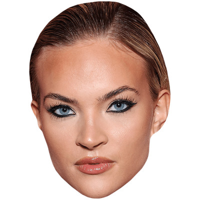 Emilia Silberg (Make Up) Promi Maske, flaches Kartengesicht, Kostüm Maske