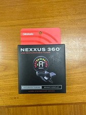 D'Addario PW-CT-26 Nexxus 360 Rechargeable Tuner Guitar Bass Ukulele
