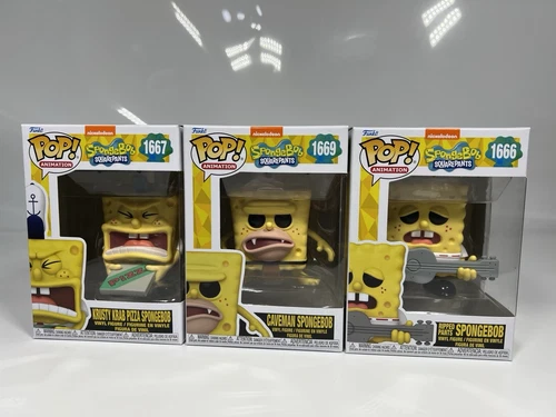 Funko POP! Animation: Spongebob Squarepants 25th Anniversary Lot 3 - Case Fresh