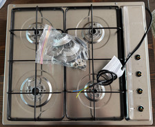 Image of SMEG CUCINA S64S 60CM 4 BURNER GAS HOB STAINLESS STEEL BUILT IN HOB