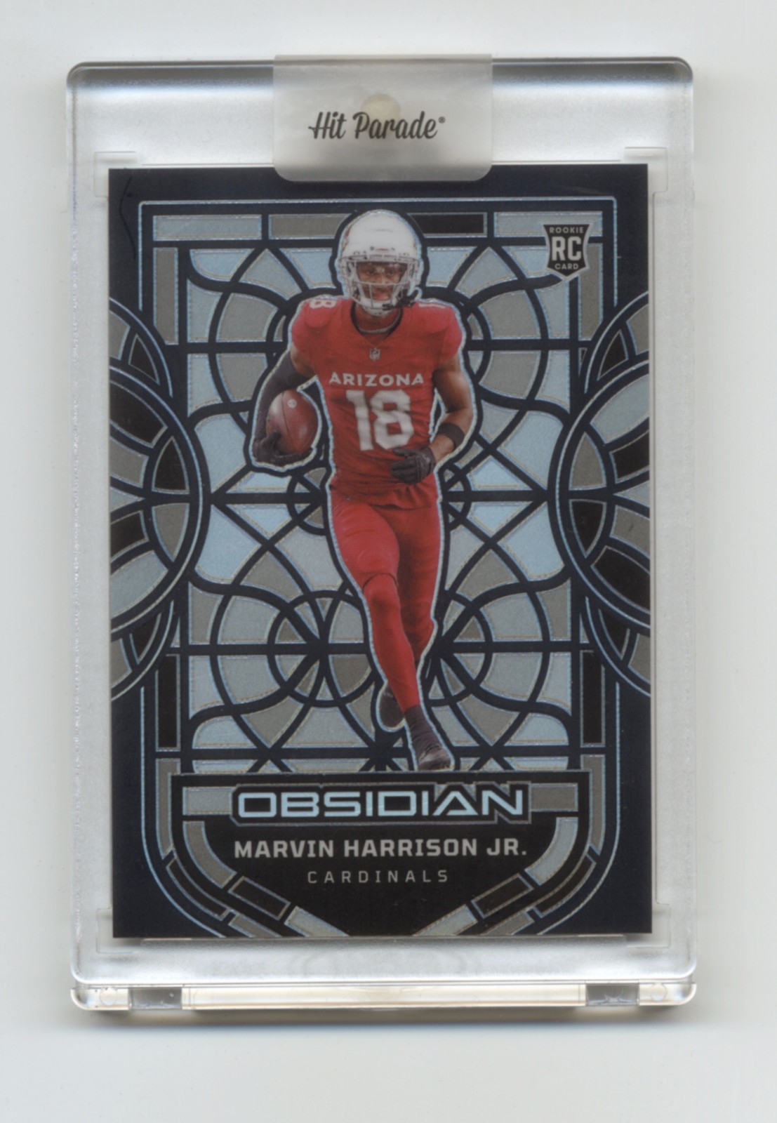 2024 Panini Obsidian MARVIN HARRISON JR (RC) Black Stained Glass