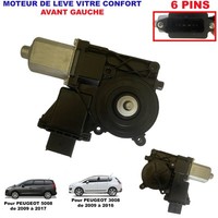 Antriebsmotor Komfort Fensterheber Vorne Links + Temic FüR Peugeot 3008 5008
