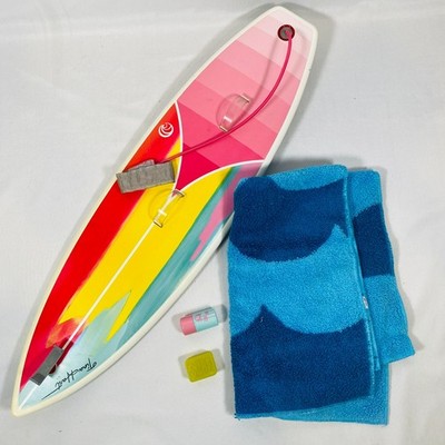 18'' American Girl Doll 2020 GOTY Joss Surfboard Set w/ Towel, Sunscreen, Handle