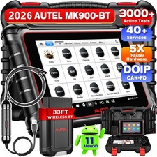 2026 Autel Maxicom Mk900bt Pro Diagnostic Scanner Tool Fca Active Tests Mk900-bt
