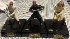 Star Wars Electronic Talking & Ligh Darth Maul Obi-Wan Kenobi Quin-Gon Jinn Bank
