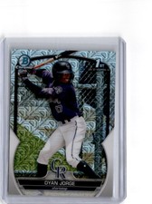 2023 Bowman #BCP-22 Dyan Jorge Chrome Prospects Mega Box Mojo Refractors