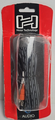 New Hosa Technology CMR-210 10-FT Stereo Breakout 3.5mm TRS to Dual RCA