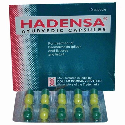Hadensa Capsules 10's x 5 (50 Capsules) Long Expiry Ayurvedic Formula