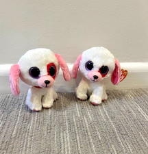 TY Beanie Boos - Darlin the White Dog- Valentine Day dogs- 6inch