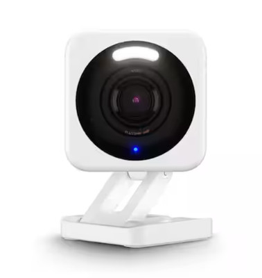 Wyze Cam v4 Wifi 2.5K Indoor/Outdoor Security Camera, 2-way Audio White