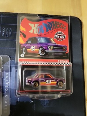 Mattel Hot Wheels RLC Members '71 Datsun 510 Spectraflame Purple