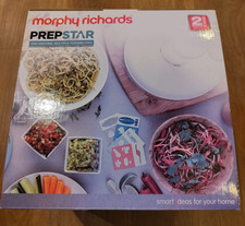 Morphy Richards 401012 Food Processor, All in One Easy Storage, 350 W - White