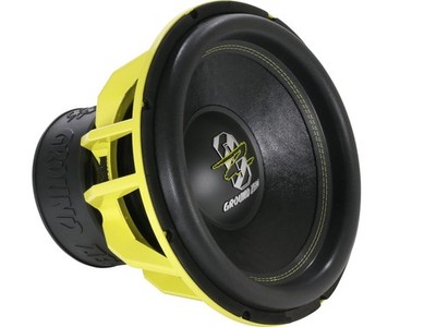 Ground Zero GZHW 38XSPL-D2 - 38 cm High-Quality SPL Subwoofer Bass Teller 2x2ohm