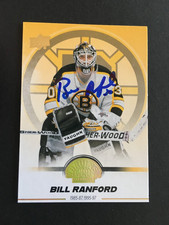BILL RANFORD #9 AUTO'D 2023/24 U.D.  BRUINS SERIES 1  GOLD CENTENNIAL  RARE