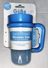 GoBe Kids No-Spill Wonder Cup with 360 Click-n-Sip design Blue