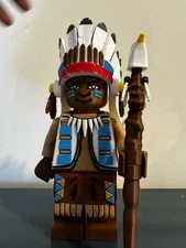 3D Printed LEGO Inspired  -NATIVE AMERICAN  FIGURE