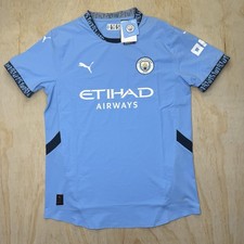 NEW Manchester City Puma 2024/25 Mens Authentic Home Jersey XL 775050-01 SLIM