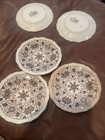 England Ironstone Mason's Bow Bells Brown, Flowers & Scrolls Saucer 6" Five QTY — photo 7