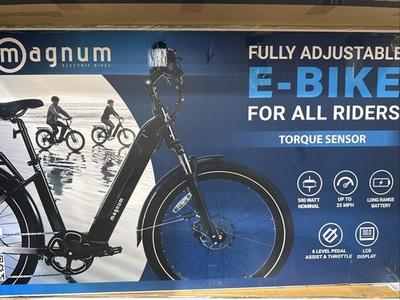 #ad Magnum Electric Bike Torque Sensor 25mph Long Range Battery LCD Display Black $1899.98