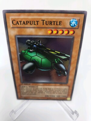 Yu-Gi-Oh TCG Catapult Turtle MRD-075 Super Rare 1st Edition Metal