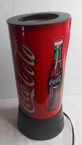 Vintage Coca Cola rotierende Lampe 12-1/2" H Band kann leuchten Kunststoff funktioniert - Bild 3 von 6