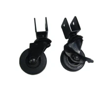 FixtureDisplays? Castor, Metal 3/4 " Locking 10969-2L-4PK