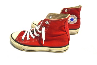 red high top converse size 4