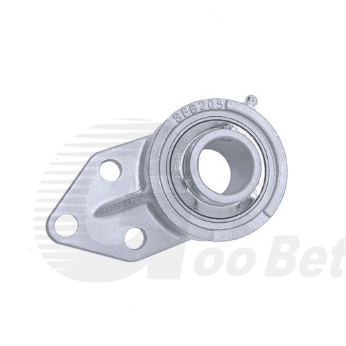UCFB Metric Flange 3-Bolt Self Lube Pillow Block Bearing Stainless Steel 201-209 - Picture 11 of 22