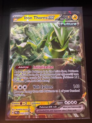 Iron Thorns ex 032/131 Holo Double Rare Prismatic Evolutions Pokemon Card NM