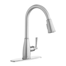 Fairhurst Single Handle Pull-Down Sprayer Kitchen Faucet in Stainless Steel