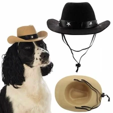 Pet  Hat Pet Supplies Dog Hat Cats Cowboy Hat For Small Medium Dogs Cats
