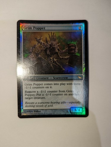 MTG - Grim Poppet - FOIL - Shadowmoor - LP - (New Photos!!)