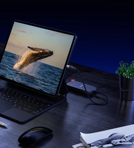 Adapter wtyczki kątowej JSAUX 90 stopni (2 sztuki) do konsoli tabletu Steam Deck - Zdjęcie 7 z 8