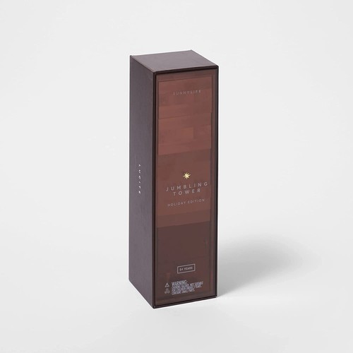 Sunnylife Limited Edition Whiskey Noir Lucite Jumbling Tower - Bild 3 von 4