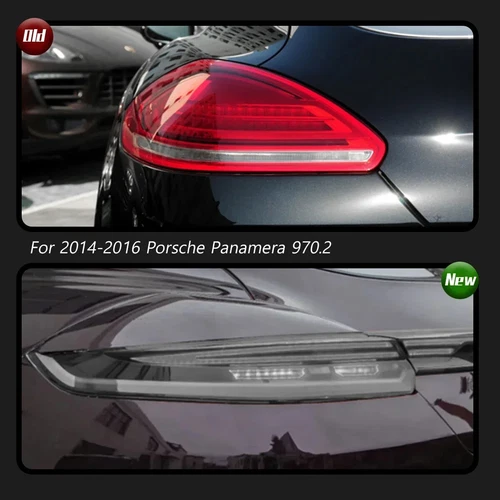 Paar Für Porsche Panamera 2010-17 LED Rückleuchten Upgrade 971-Modell Bremslicht - Picture 6 of 14