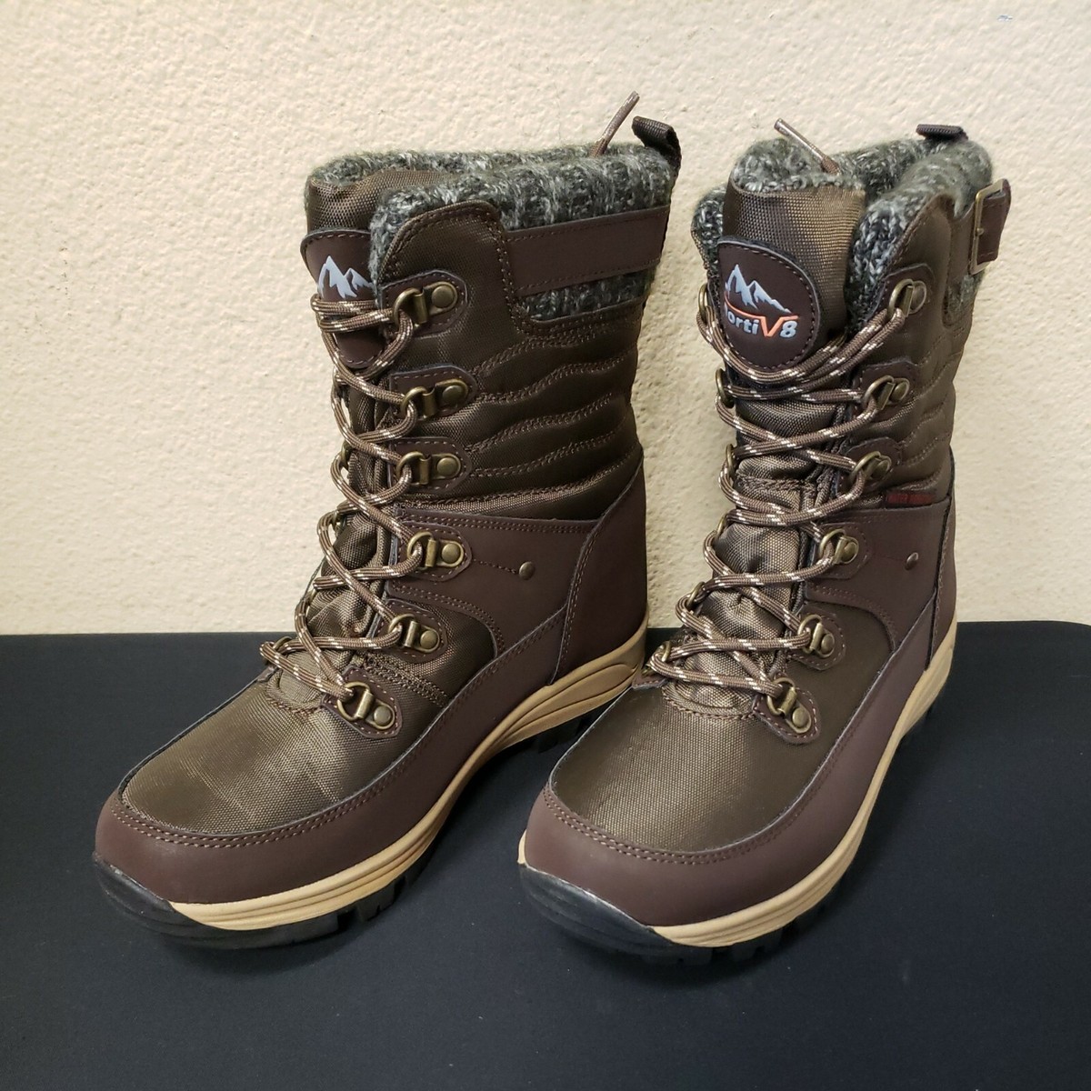 NORTIV 8 Mens Waterproof Hiking Boots Heavily Lightweight  display picture 1
