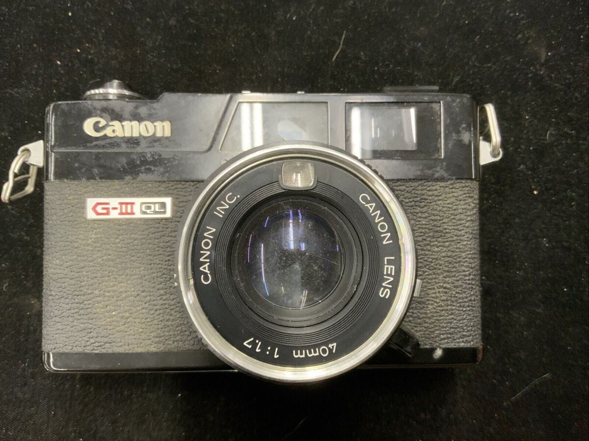 キヤノン Canon Canonet QL17 G-lll QL Black Canon Canonet QL17 GIII QL Black Excellent+++ Rengefinder