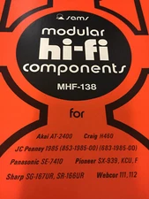MHF-138 HI-FI SAMS MANUAL  AKAI CRAIG JC PENNEY PANASONIC PIONEER SHARP  NOS