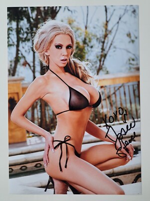 Josie Stevens Sexy Adult AVN Model signed 20x30cm Foto Autogramm Autograph IP 5