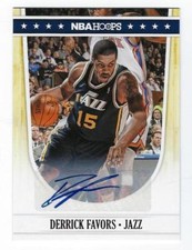 HOOPS 2011-12 DERRICK FAVORS AUTOGRAPH FROM PACKS