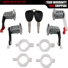 4x Door Lock Barrel Cylinder Set For Renault Master II 7701470944 1998-2010